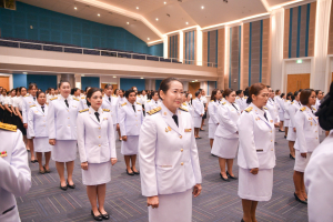 อธิการบดี มรภ.เทพสตรี พร้อมคณะผู้บริหาร บุคลากร และนักศึกษา จัดพิธีถวายพระพรชัยมงคล พระบาทสมเด็จพระเจ้าอยู่หัว เนื่องในโอกาสมหามงคลเฉลิมพระชนมพรรษา 6 รอบ 28 กรกฎาคม 2567