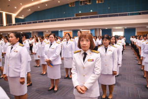 อธิการบดี มรภ.เทพสตรี พร้อมคณะผู้บริหาร บุคลากร และนักศึกษา จัดพิธีถวายพระพรชัยมงคล พระบาทสมเด็จพระเจ้าอยู่หัว เนื่องในโอกาสมหามงคลเฉลิมพระชนมพรรษา 6 รอบ 28 กรกฎาคม 2567