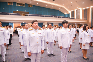 อธิการบดี มรภ.เทพสตรี พร้อมคณะผู้บริหาร บุคลากร และนักศึกษา จัดพิธีถวายพระพรชัยมงคล พระบาทสมเด็จพระเจ้าอยู่หัว เนื่องในโอกาสมหามงคลเฉลิมพระชนมพรรษา 6 รอบ 28 กรกฎาคม 2567