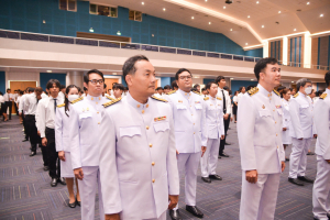 อธิการบดี มรภ.เทพสตรี พร้อมคณะผู้บริหาร บุคลากร และนักศึกษา จัดพิธีถวายพระพรชัยมงคล พระบาทสมเด็จพระเจ้าอยู่หัว เนื่องในโอกาสมหามงคลเฉลิมพระชนมพรรษา 6 รอบ 28 กรกฎาคม 2567