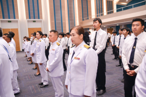 อธิการบดี มรภ.เทพสตรี พร้อมคณะผู้บริหาร บุคลากร และนักศึกษา จัดพิธีถวายพระพรชัยมงคล พระบาทสมเด็จพระเจ้าอยู่หัว เนื่องในโอกาสมหามงคลเฉลิมพระชนมพรรษา 6 รอบ 28 กรกฎาคม 2567