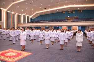 อธิการบดี มรภ.เทพสตรี พร้อมคณะผู้บริหาร บุคลากร และนักศึกษา จัดพิธีถวายพระพรชัยมงคล พระบาทสมเด็จพระเจ้าอยู่หัว เนื่องในโอกาสมหามงคลเฉลิมพระชนมพรรษา 6 รอบ 28 กรกฎาคม 2567