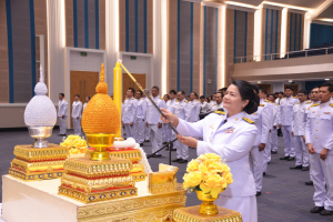 อธิการบดี มรภ.เทพสตรี พร้อมคณะผู้บริหาร บุคลากร และนักศึกษา จัดพิธีถวายพระพรชัยมงคล พระบาทสมเด็จพระเจ้าอยู่หัว เนื่องในโอกาสมหามงคลเฉลิมพระชนมพรรษา 6 รอบ 28 กรกฎาคม 2567