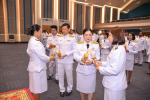 อธิการบดี มรภ.เทพสตรี พร้อมคณะผู้บริหาร บุคลากร และนักศึกษา จัดพิธีถวายพระพรชัยมงคล พระบาทสมเด็จพระเจ้าอยู่หัว เนื่องในโอกาสมหามงคลเฉลิมพระชนมพรรษา 6 รอบ 28 กรกฎาคม 2567
