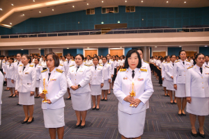 อธิการบดี มรภ.เทพสตรี พร้อมคณะผู้บริหาร บุคลากร และนักศึกษา จัดพิธีถวายพระพรชัยมงคล พระบาทสมเด็จพระเจ้าอยู่หัว เนื่องในโอกาสมหามงคลเฉลิมพระชนมพรรษา 6 รอบ 28 กรกฎาคม 2567