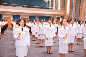 อธิการบดี มรภ.เทพสตรี พร้อมคณะผู้บริหาร บุคลากร และนักศึกษา จัดพิธีถวายพระพรชัยมงคล พระบาทสมเด็จพระเจ้าอยู่หัว เนื่องในโอกาสมหามงคลเฉลิมพระชนมพรรษา 6 รอบ 28 กรกฎาคม 2567