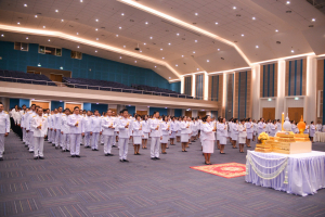 อธิการบดี มรภ.เทพสตรี พร้อมคณะผู้บริหาร บุคลากร และนักศึกษา จัดพิธีถวายพระพรชัยมงคล พระบาทสมเด็จพระเจ้าอยู่หัว เนื่องในโอกาสมหามงคลเฉลิมพระชนมพรรษา 6 รอบ 28 กรกฎาคม 2567