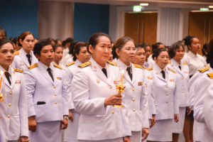 อธิการบดี มรภ.เทพสตรี พร้อมคณะผู้บริหาร บุคลากร และนักศึกษา จัดพิธีถวายพระพรชัยมงคล พระบาทสมเด็จพระเจ้าอยู่หัว เนื่องในโอกาสมหามงคลเฉลิมพระชนมพรรษา 6 รอบ 28 กรกฎาคม 2567