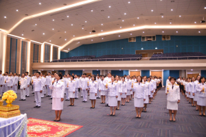 อธิการบดี มรภ.เทพสตรี พร้อมคณะผู้บริหาร บุคลากร และนักศึกษา จัดพิธีถวายพระพรชัยมงคล พระบาทสมเด็จพระเจ้าอยู่หัว เนื่องในโอกาสมหามงคลเฉลิมพระชนมพรรษา 6 รอบ 28 กรกฎาคม 2567