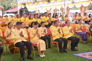 มรภ.เทพสตรี ร่วมพิธีทำบุญตักบาตรพระสงฆ์โครงการบรรพชาอุปสมบทเฉลิมพระเกียรติพระบาทสมเด็จพระเจ้าอยู่หัว เนื่องในโอกาสพระราชพิธีมหามงคลเฉลิมพระชนมพรรษา 6 รอบ 28 กรกฎาคม 2567