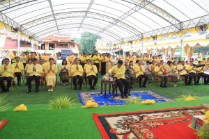 มรภ.เทพสตรี ร่วมพิธีทำบุญตักบาตรพระสงฆ์โครงการบรรพชาอุปสมบทเฉลิมพระเกียรติพระบาทสมเด็จพระเจ้าอยู่หัว เนื่องในโอกาสพระราชพิธีมหามงคลเฉลิมพระชนมพรรษา 6 รอบ 28 กรกฎาคม 2567