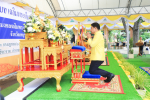 มรภ.เทพสตรี ร่วมพิธีทำบุญตักบาตรพระสงฆ์โครงการบรรพชาอุปสมบทเฉลิมพระเกียรติพระบาทสมเด็จพระเจ้าอยู่หัว เนื่องในโอกาสพระราชพิธีมหามงคลเฉลิมพระชนมพรรษา 6 รอบ 28 กรกฎาคม 2567