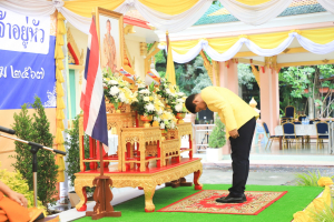 มรภ.เทพสตรี ร่วมพิธีทำบุญตักบาตรพระสงฆ์โครงการบรรพชาอุปสมบทเฉลิมพระเกียรติพระบาทสมเด็จพระเจ้าอยู่หัว เนื่องในโอกาสพระราชพิธีมหามงคลเฉลิมพระชนมพรรษา 6 รอบ 28 กรกฎาคม 2567