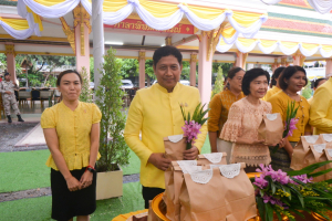 มรภ.เทพสตรี ร่วมพิธีทำบุญตักบาตรพระสงฆ์โครงการบรรพชาอุปสมบทเฉลิมพระเกียรติพระบาทสมเด็จพระเจ้าอยู่หัว เนื่องในโอกาสพระราชพิธีมหามงคลเฉลิมพระชนมพรรษา 6 รอบ 28 กรกฎาคม 2567
