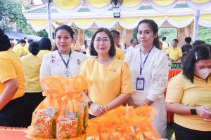 มรภ.เทพสตรี ร่วมพิธีทำบุญตักบาตรพระสงฆ์โครงการบรรพชาอุปสมบทเฉลิมพระเกียรติพระบาทสมเด็จพระเจ้าอยู่หัว เนื่องในโอกาสพระราชพิธีมหามงคลเฉลิมพระชนมพรรษา 6 รอบ 28 กรกฎาคม 2567