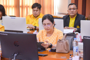 ผู้บริหาร มรท. และผู้เกี่ยวข้อง ร่วมรับฟังการแจ้งผลการติดตาม ตรวจสอบฯ ปีงบประมาณ พ.ศ. 2567 ระยะ 6 เดือน