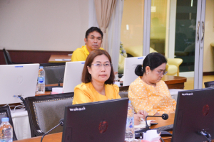 ผู้บริหาร มรท. และผู้เกี่ยวข้อง ร่วมรับฟังการแจ้งผลการติดตาม ตรวจสอบฯ ปีงบประมาณ พ.ศ. 2567 ระยะ 6 เดือน
