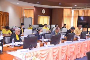 ผู้บริหาร มรท. และผู้เกี่ยวข้อง ร่วมรับฟังการแจ้งผลการติดตาม ตรวจสอบฯ ปีงบประมาณ พ.ศ. 2567 ระยะ 6 เดือน