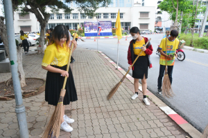 มรภ.เทพสตรี แสดงเจตจำนง ทำดีด้วยหัวใจชาวราชภัฏร่วมต่อต้านภัยบุหรี่ไฟฟ้าในรั้วมหาวิทยาลัย และจัดกิจกรรมจิตอาสาทำความสะอาดภูมิทัศน์ภายในมหาวิทยาลัย เพื่อเทิดพระเกียรติ พระบาทสมเด็จพระเจ้าอยู่หัว เนื่องในโอกาสพระราชพิธีมหามงคลเฉลิมพระชนมพรรษา 6 รอบ 28 กรกฎาคม 2567
