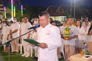 มรท. ร่วมพิธีเวียนเทียนเนื่องในวันอาสาฬหบูชา และวันเข้าพรรษา ประจำปี พ.ศ. 2567