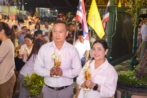 มรท. ร่วมพิธีเวียนเทียนเนื่องในวันอาสาฬหบูชา และวันเข้าพรรษา ประจำปี พ.ศ. 2567