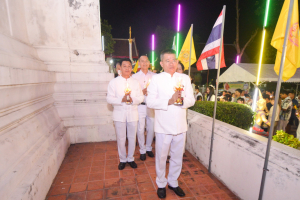 มรท. ร่วมพิธีเวียนเทียนเนื่องในวันอาสาฬหบูชา และวันเข้าพรรษา ประจำปี พ.ศ. 2567