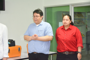 คณะเทคโนโลยีอุตสาหกรรม จัดอบรมการเชื่อมต่อและทดสอบเครือข่ายไฟเบอร์ออฟติก
