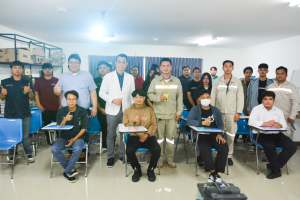 คณะเทคโนโลยีอุตสาหกรรม จัดอบรมการเชื่อมต่อและทดสอบเครือข่ายไฟเบอร์ออฟติก