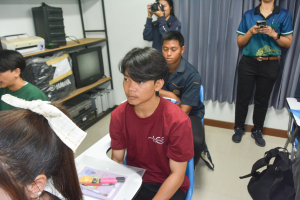 คณะเทคโนโลยีอุตสาหกรรม จัดอบรมการเชื่อมต่อและทดสอบเครือข่ายไฟเบอร์ออฟติก