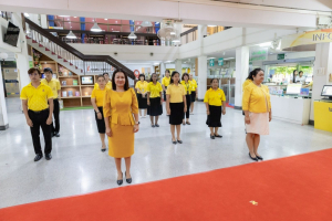 สำนักวิทยบริการฯ จัดพิธีถวายพระพรชัยมงคลพระบาทสมเด็จพระเจ้าอยู่หัว เนื่องในโอกาสมหามงคลเฉลิมพระชนมพรรษา 6 รอบ 28 กรกฎาคม 2567