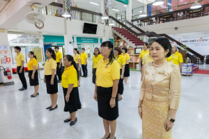 สำนักวิทยบริการฯ จัดพิธีถวายพระพรชัยมงคลพระบาทสมเด็จพระเจ้าอยู่หัว เนื่องในโอกาสมหามงคลเฉลิมพระชนมพรรษา 6 รอบ 28 กรกฎาคม 2567