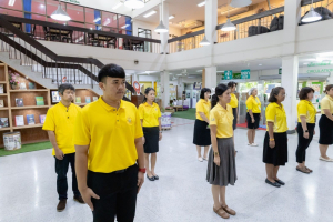 สำนักวิทยบริการฯ จัดพิธีถวายพระพรชัยมงคลพระบาทสมเด็จพระเจ้าอยู่หัว เนื่องในโอกาสมหามงคลเฉลิมพระชนมพรรษา 6 รอบ 28 กรกฎาคม 2567