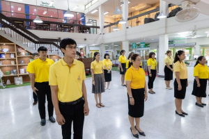 สำนักวิทยบริการฯ จัดพิธีถวายพระพรชัยมงคลพระบาทสมเด็จพระเจ้าอยู่หัว เนื่องในโอกาสมหามงคลเฉลิมพระชนมพรรษา 6 รอบ 28 กรกฎาคม 2567
