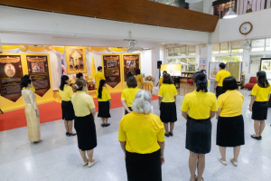 สำนักวิทยบริการฯ จัดพิธีถวายพระพรชัยมงคลพระบาทสมเด็จพระเจ้าอยู่หัว เนื่องในโอกาสมหามงคลเฉลิมพระชนมพรรษา 6 รอบ 28 กรกฎาคม 2567