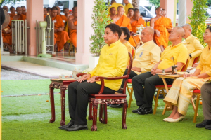 มรภ.เทพสตรี ร่วมพิธีเจริญพระพุทธมนต์เฉลิมพระเกียรติ ถวายพระพรชัยมงคลแด่ พระบาทสมเด็จพระเจ้าอยู่หัว เนื่องในโอกาสมหามงคลเฉลิมพระชนมพรรษา 6 รอบ 28 กรกฎาคม 2567 ครั้งที่ 7