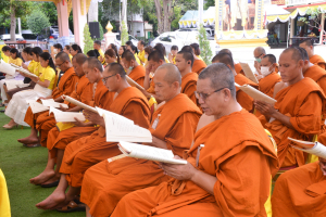 มรภ.เทพสตรี ร่วมพิธีเจริญพระพุทธมนต์เฉลิมพระเกียรติ ถวายพระพรชัยมงคลแด่ พระบาทสมเด็จพระเจ้าอยู่หัว เนื่องในโอกาสมหามงคลเฉลิมพระชนมพรรษา 6 รอบ 28 กรกฎาคม 2567 ครั้งที่ 7