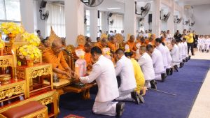 มรภ.เทพสตรี ร่วมกิจกรรมเฉลิมพระเกียรติพระบาทสมเด็จพระเจ้าอยู่หัว เนื่องในโอกาสพระราชพิธีมหามงคลเฉลิมพระชนมพรรษา 6 รอบ 28 กรกฎาคม 2567