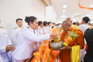 มรภ.เทพสตรี ร่วมกิจกรรมเฉลิมพระเกียรติพระบาทสมเด็จพระเจ้าอยู่หัว เนื่องในโอกาสพระราชพิธีมหามงคลเฉลิมพระชนมพรรษา 6 รอบ 28 กรกฎาคม 2567