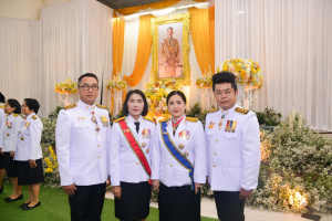 อธิการบดี มรภ.เทพสตรี นำคณะผู้บริหาร ร่วมงานสโมสรสันนิบาตเฉลิมพระเกียรติ เนื่องในโอกาสพระราชพิธีมหามงคลเฉลิมพระชนมพรรษา 6 รอบ 28 กรกฎาคม 2567 จ.ลพบุรี