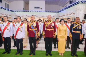 อธิการบดี มรภ.เทพสตรี นำคณะผู้บริหาร ร่วมงานสโมสรสันนิบาตเฉลิมพระเกียรติ เนื่องในโอกาสพระราชพิธีมหามงคลเฉลิมพระชนมพรรษา 6 รอบ 28 กรกฎาคม 2567 จ.ลพบุรี