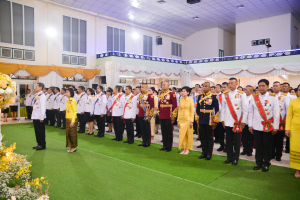 อธิการบดี มรภ.เทพสตรี นำคณะผู้บริหาร ร่วมงานสโมสรสันนิบาตเฉลิมพระเกียรติ เนื่องในโอกาสพระราชพิธีมหามงคลเฉลิมพระชนมพรรษา 6 รอบ 28 กรกฎาคม 2567 จ.ลพบุรี