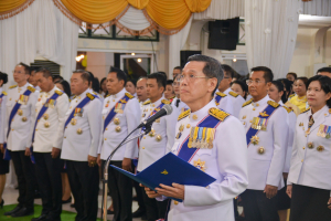 อธิการบดี มรภ.เทพสตรี นำคณะผู้บริหาร ร่วมงานสโมสรสันนิบาตเฉลิมพระเกียรติ เนื่องในโอกาสพระราชพิธีมหามงคลเฉลิมพระชนมพรรษา 6 รอบ 28 กรกฎาคม 2567 จ.ลพบุรี