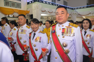 อธิการบดี มรภ.เทพสตรี นำคณะผู้บริหาร ร่วมงานสโมสรสันนิบาตเฉลิมพระเกียรติ เนื่องในโอกาสพระราชพิธีมหามงคลเฉลิมพระชนมพรรษา 6 รอบ 28 กรกฎาคม 2567 จ.ลพบุรี