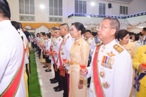 อธิการบดี มรภ.เทพสตรี นำคณะผู้บริหาร ร่วมงานสโมสรสันนิบาตเฉลิมพระเกียรติ เนื่องในโอกาสพระราชพิธีมหามงคลเฉลิมพระชนมพรรษา 6 รอบ 28 กรกฎาคม 2567 จ.ลพบุรี