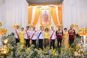อธิการบดี มรภ.เทพสตรี นำคณะผู้บริหาร ร่วมงานสโมสรสันนิบาตเฉลิมพระเกียรติ เนื่องในโอกาสพระราชพิธีมหามงคลเฉลิมพระชนมพรรษา 6 รอบ 28 กรกฎาคม 2567 จ.ลพบุรี