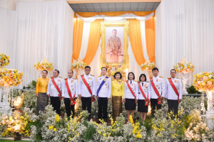อธิการบดี มรภ.เทพสตรี นำคณะผู้บริหาร ร่วมงานสโมสรสันนิบาตเฉลิมพระเกียรติ เนื่องในโอกาสพระราชพิธีมหามงคลเฉลิมพระชนมพรรษา 6 รอบ 28 กรกฎาคม 2567 จ.ลพบุรี