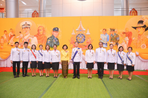 อธิการบดี มรภ.เทพสตรี นำคณะผู้บริหาร ร่วมงานสโมสรสันนิบาตเฉลิมพระเกียรติ เนื่องในโอกาสพระราชพิธีมหามงคลเฉลิมพระชนมพรรษา 6 รอบ 28 กรกฎาคม 2567 จ.ลพบุรี