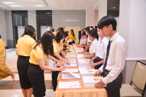 มรภ.เทพสตรี จัดพิธีเจริญพระพุทธมนต์ถวายพระพรชัยมงคลแด่พระบาทสมเด็จพระเจ้าอยู่หัว เนื่องในโอกาสพระราชพิธีมหามงคลเฉลิมพระชนมพรรษา 6 รอบ 28 กรกฎาคม 2567