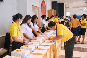 มรภ.เทพสตรี จัดพิธีเจริญพระพุทธมนต์ถวายพระพรชัยมงคลแด่พระบาทสมเด็จพระเจ้าอยู่หัว เนื่องในโอกาสพระราชพิธีมหามงคลเฉลิมพระชนมพรรษา 6 รอบ 28 กรกฎาคม 2567