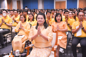 มรภ.เทพสตรี จัดพิธีเจริญพระพุทธมนต์ถวายพระพรชัยมงคลแด่พระบาทสมเด็จพระเจ้าอยู่หัว เนื่องในโอกาสพระราชพิธีมหามงคลเฉลิมพระชนมพรรษา 6 รอบ 28 กรกฎาคม 2567